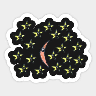 The Night sky Sticker